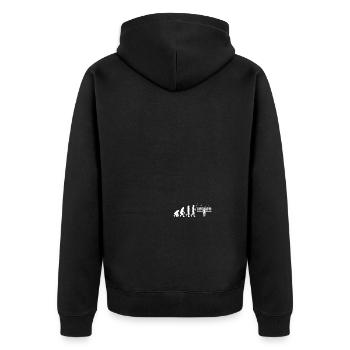 Choir Director Band Director And Choir Teacher - Unisex Premium Bio Zip Hoodie - Schwarz - Hinten - Nico (187cm)