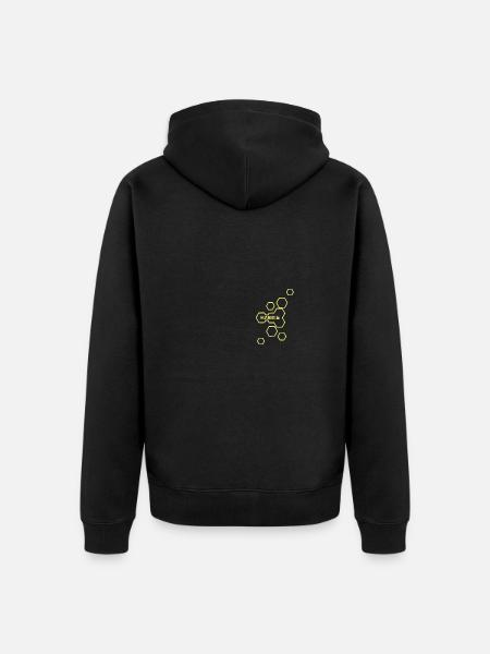 Harrie - Unisex Premium Bio Zip Hoodie - Schwarz