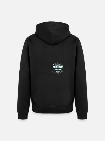 Girl Joana - Unisex Premium Organic Zip Hoodie - black