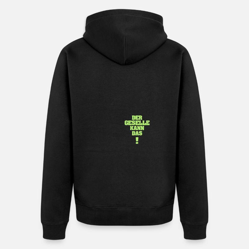 Journeyman as Funny - Veste à capuche bio Premium Unisexe - noir