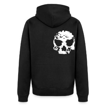 Crâne - Veste à capuche bio Premium Unisexe - noir - Dos - Nico (187cm)