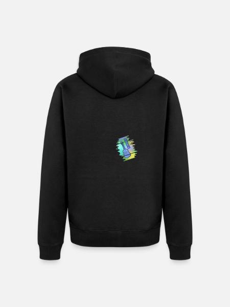 Gift for Julien - Unisex Premium Organic Zip Hoodie - black