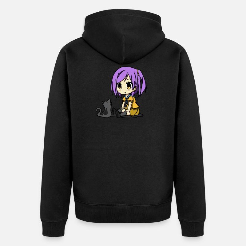 Kiddy Caddy - Unisex Premium Bio Zip Hoodie - Schwarz