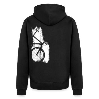 VTT - Veste à capuche bio Premium Unisexe - noir - Dos - Nico (187cm)