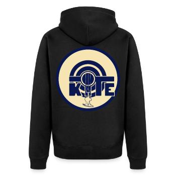 Kitesurf - Veste à capuche bio Premium Unisexe - noir - Dos - Nico (187cm)