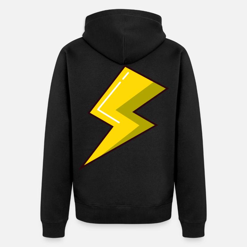 Blitz Comic Rapide - Veste à capuche bio Premium Unisexe - noir