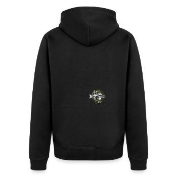 Équipage de pêche Pêche Accessoires Cadeau - Veste à capuche bio Premium Unisexe - noir - Dos - Nico (187cm)