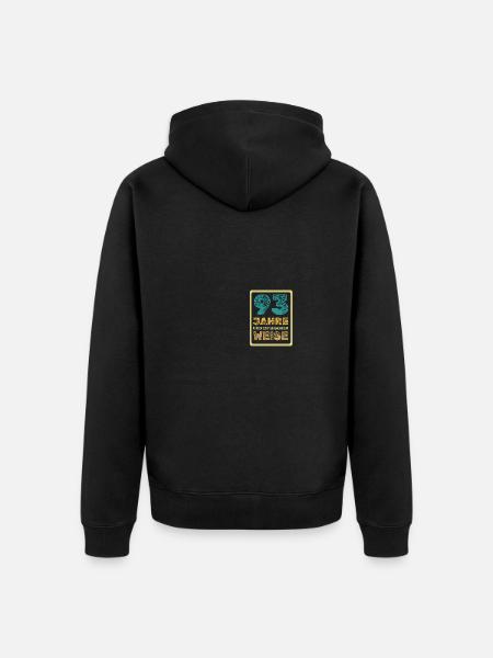 Age 93 - Unisex Premium Organic Zip Hoodie - black