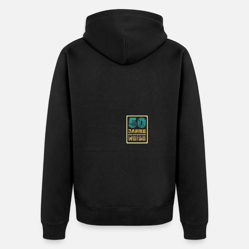 50 - Veste à capuche bio Premium Unisexe - noir