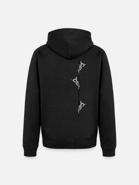 Koala climbing fun - Unisex Premium Organic Zip Hoodie - 