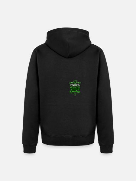 Bachelor Eduard - Unisex Premium Organic Zip Hoodie - black