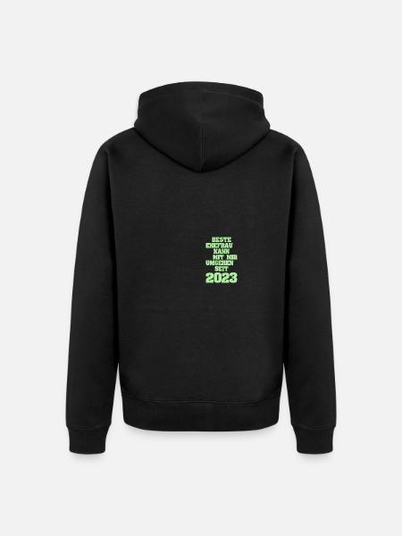 Mariage 2023 - Veste à capuche bio Premium Unisexe - noir