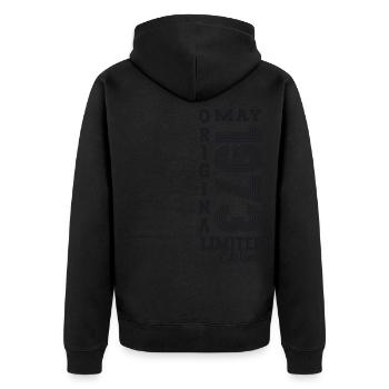 50th Birthday Man An Original May Vintage 1973 - Unisex Premium Organic Zip Hoodie - black - Back - Nico (187cm)