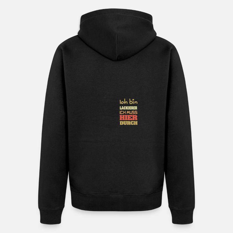 Profession Peintre - Veste à capuche bio Premium Unisexe - noir