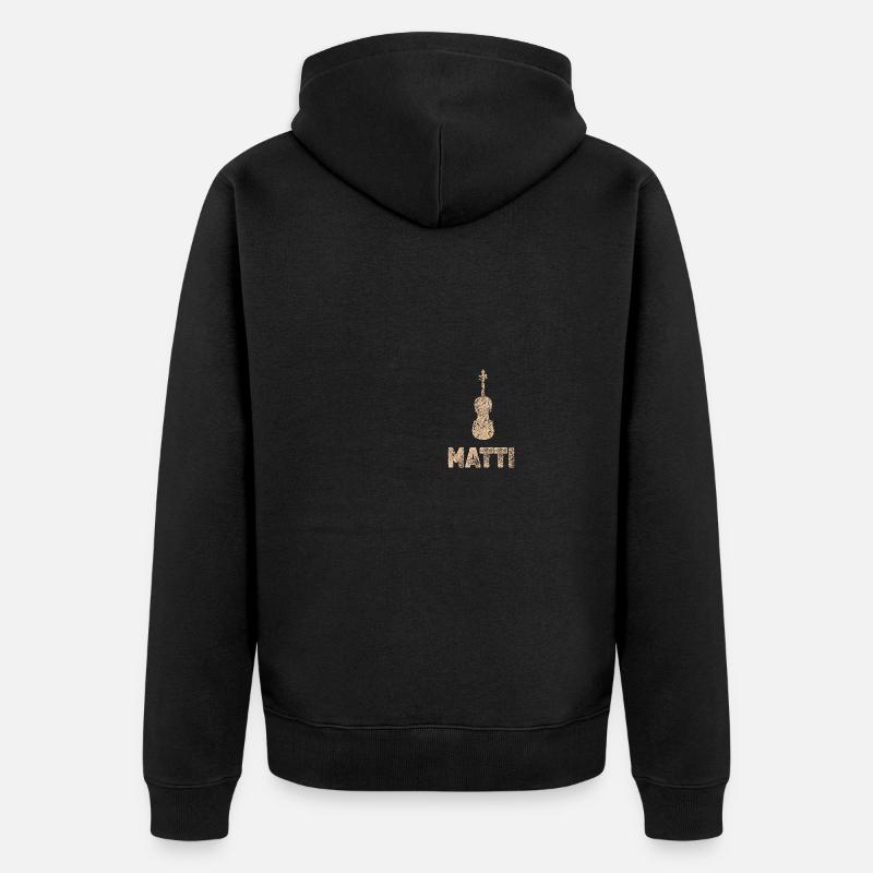 Matti en tant qu’alto - Veste à capuche bio Premium Unisexe - noir