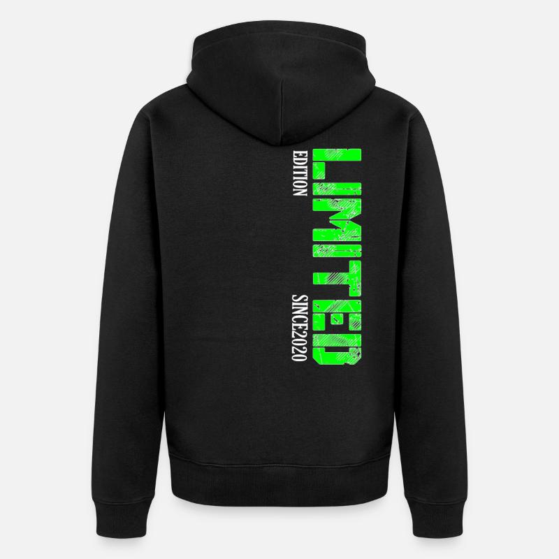 Limited Edition - Veste à capuche bio Premium Unisexe - noir