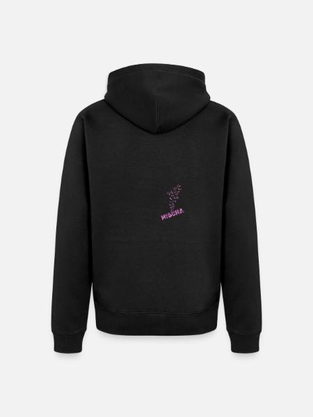 Gift for Mischa - Unisex Premium Organic Zip Hoodie - black