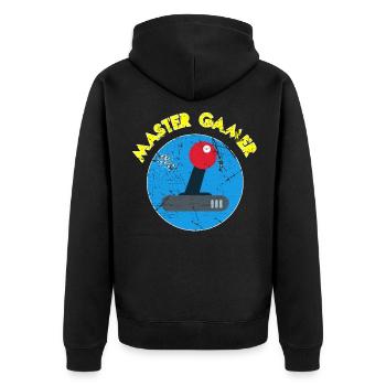 Gamer - Veste à capuche bio Premium Unisexe - noir - Dos - Nico (187cm)