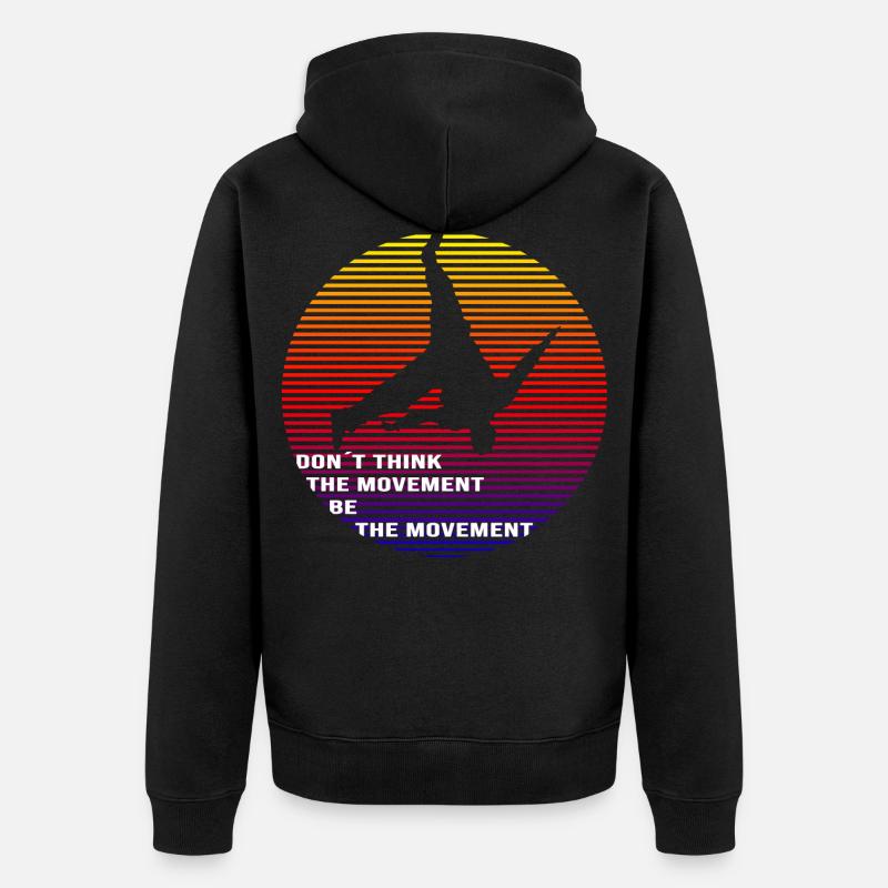 Parkour - Veste à capuche bio Premium Unisexe - noir