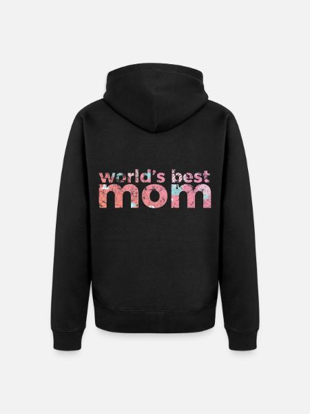 Muttertag - Unisex Premium Bio Zip Hoodie - Schwarz