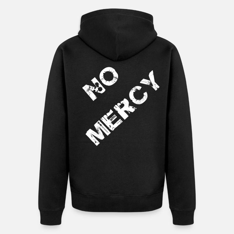 Pas de pitié - Veste à capuche bio Premium Unisexe - noir