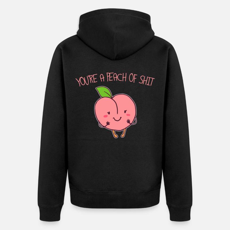 pêche - Veste à capuche bio Premium Unisexe - noir