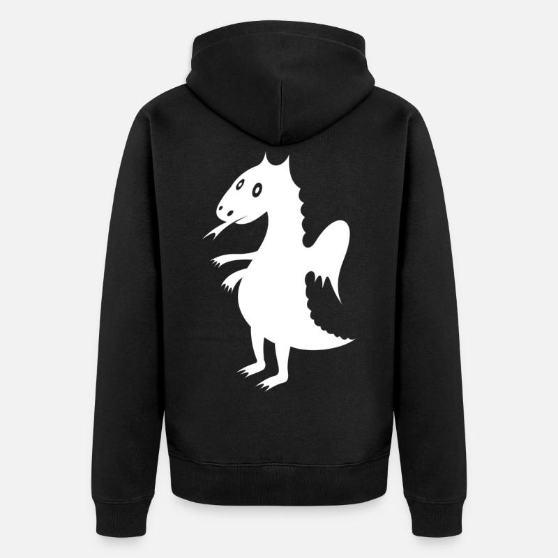 dragon - Veste à capuche bio Premium Unisexe - noir