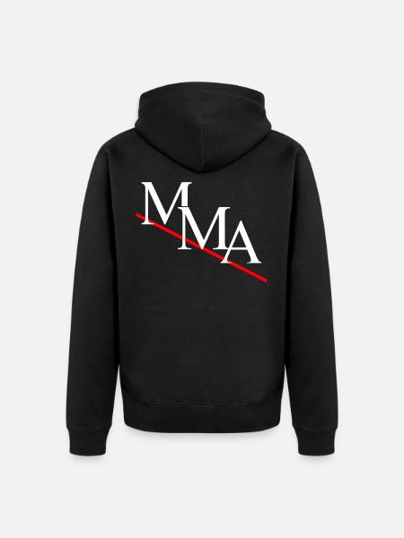 MMA - Unisex Premium Organic Zip Hoodie - black