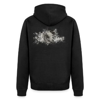 American Indian Indianer - Veste à capuche bio Premium Unisexe - noir - Dos - Nico (187cm)