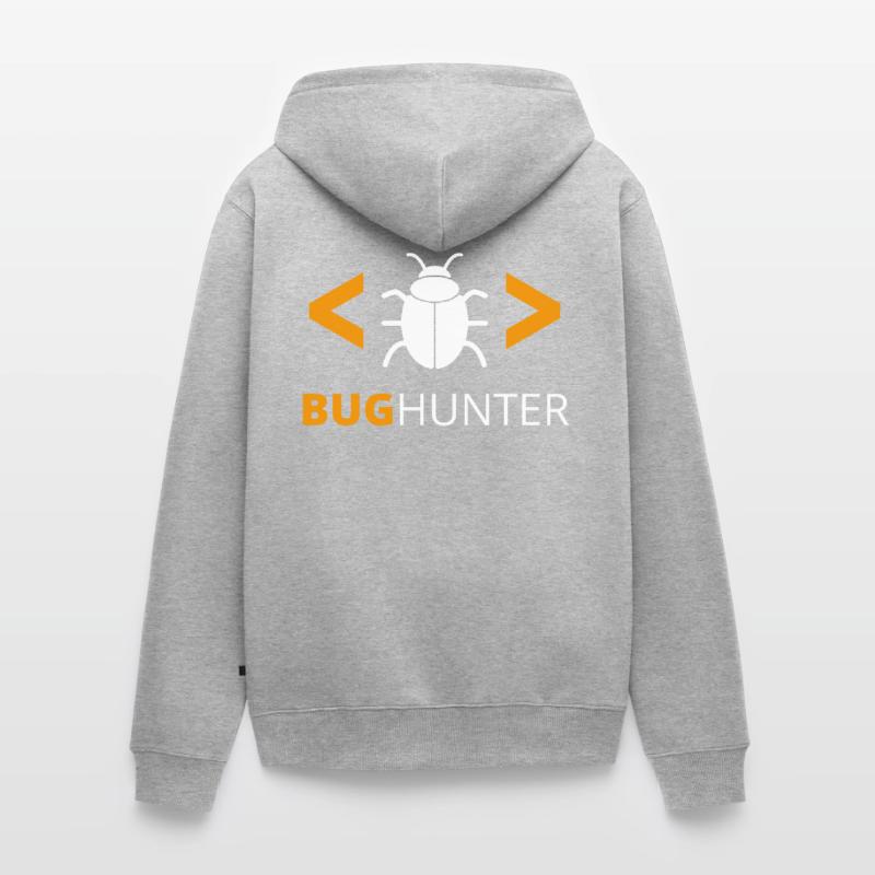 Bug Hunter programmer debugger Unisex Premium Organic Zip Hoodie