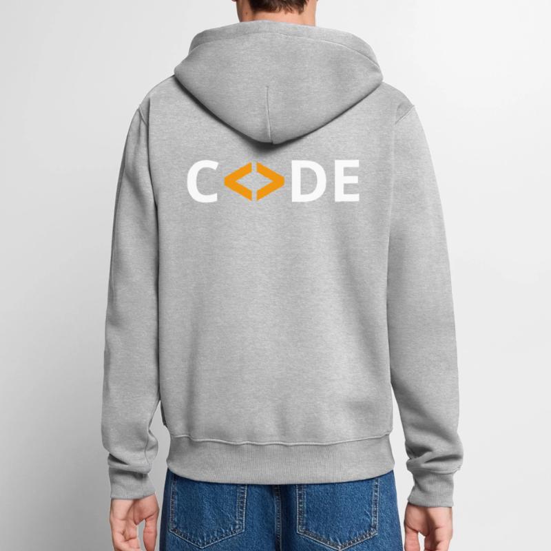 Code Programmer HTML PHP Developer Unisex Premium Organic Zip Hoodie