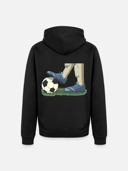 Soccer cleats - Unisex Premium Organic Zip Hoodie - black
