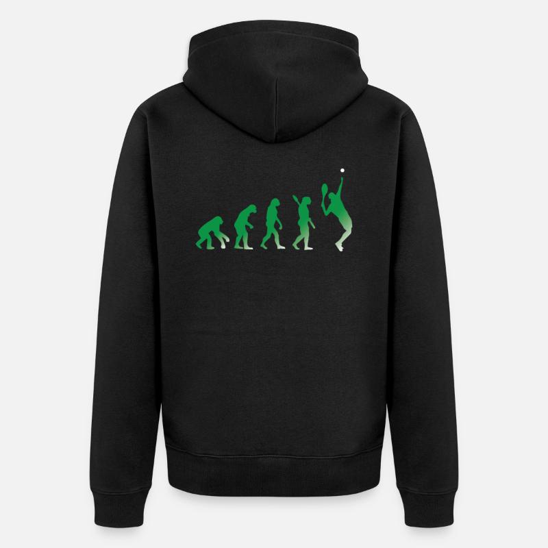 EVOLUTION TENNIS - Veste à capuche bio Premium Unisexe - noir