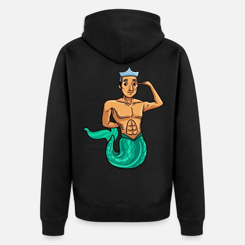 Sirène Sirène Security Sec Gift - Veste à capuche bio Premium Unisexe - noir