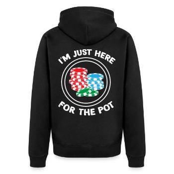 Poker Joueurs Casino Texas Hold Em All Dans Cadeau - Veste à capuche bio Premium Unisexe - noir - Dos - Nico (187cm)