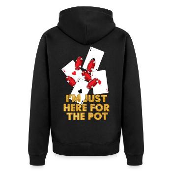 Poker Joueurs Casino Texas Hold Em All Dans Cadeau - Veste à capuche bio Premium Unisexe - noir - Dos - Nico (187cm)