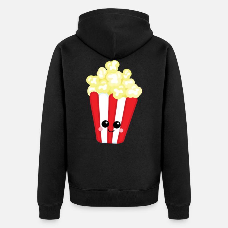 pop-corn - Veste à capuche bio Premium Unisexe - noir