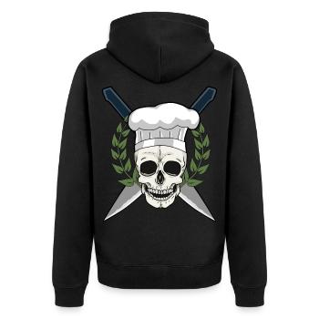 Restaurant Cuisine cuisine - Veste à capuche bio Premium Unisexe - noir - Dos - Nico (187cm)