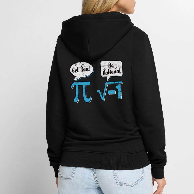 Math math mathematician experiment gift Unisex Premium Organic Zip Hoodie