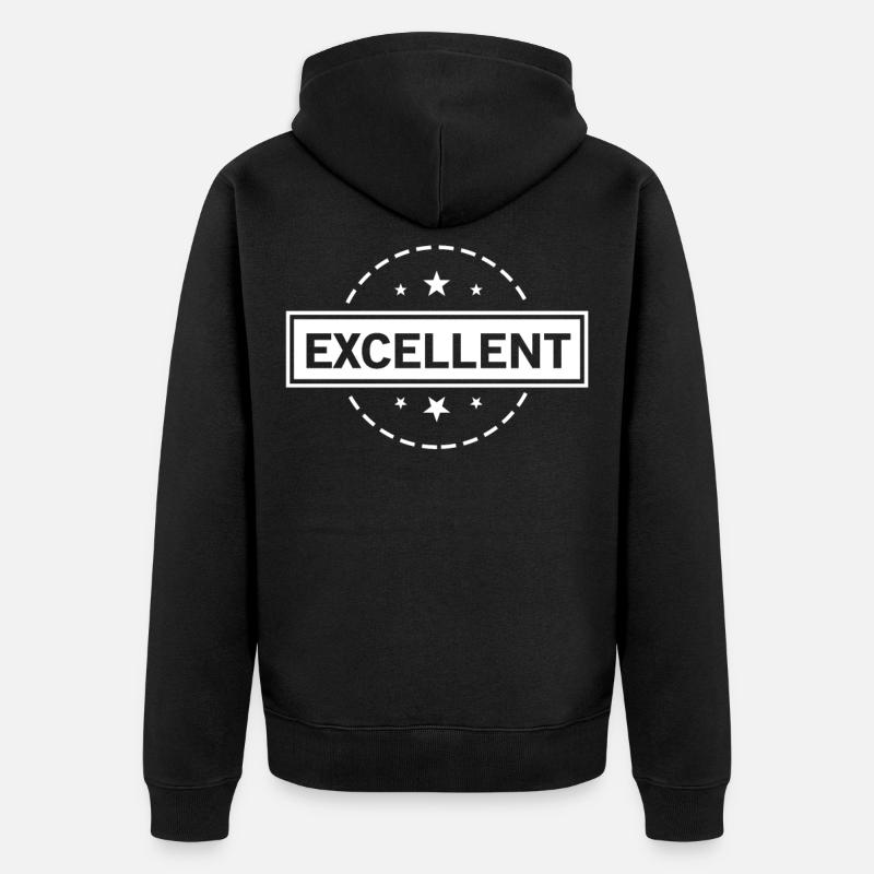 Excellente. Non. 1 - Veste à capuche bio Premium Unisexe - noir