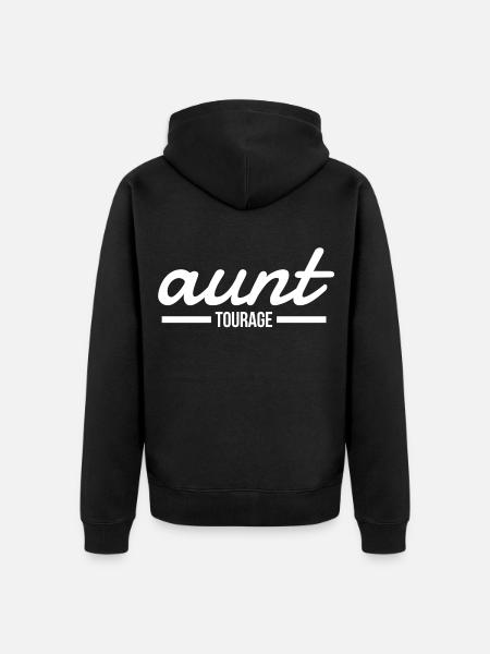 Aunt Tourage - Unisex Premium Organic Zip Hoodie - black