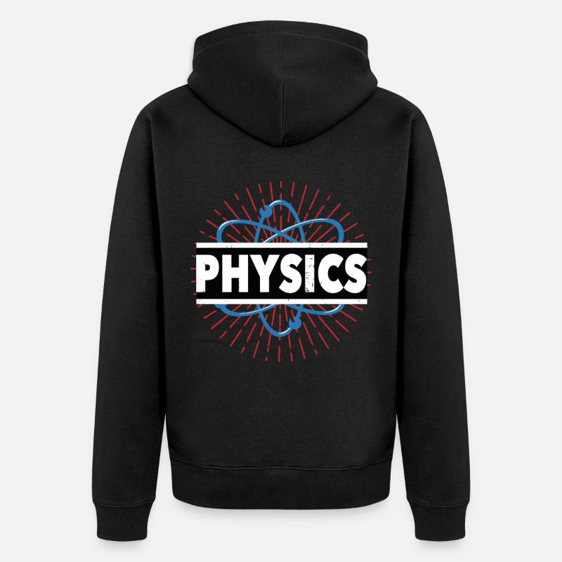 Physics Science Science gift - Unisex Premium Organic Zip Hoodie - black