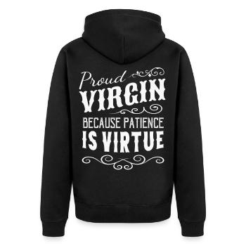 Fier Christ Christin - Veste à capuche bio Premium Unisexe - noir - Dos - Nico (187cm)