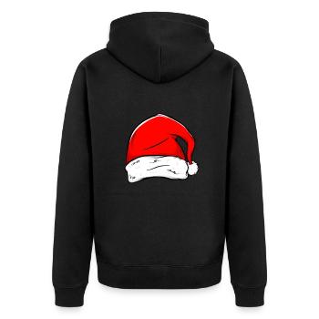 Bonnet de Noel Bonnet de Noel - Veste à capuche bio Premium Unisexe - noir - Dos - Nico (187cm)
