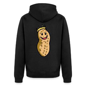 Peanut King Fantasy Nut Cadeau de Noël - Veste à capuche bio Premium Unisexe - noir - Dos - Nico (187cm)