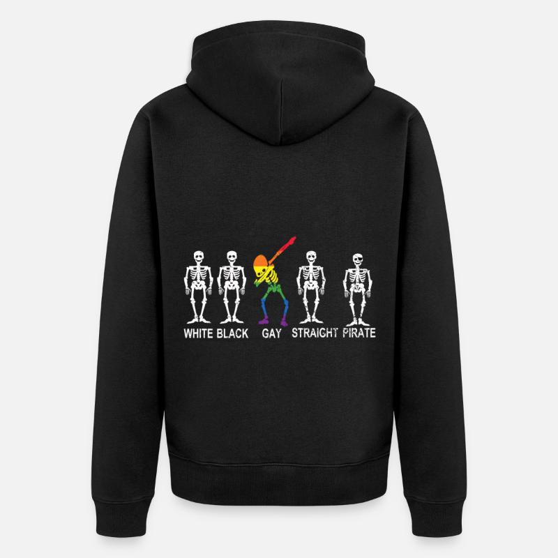 Cadeau Gay Pride - Veste à capuche bio Premium Unisexe - noir