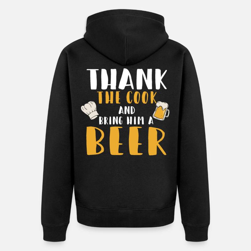 Cuisinier - Veste à capuche bio Premium Unisexe - noir