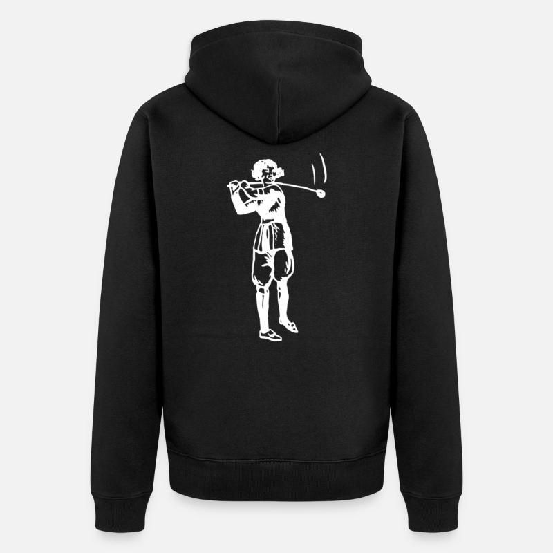 Golf - Golf - Golfeurs - Veste à capuche bio Premium Unisexe - noir