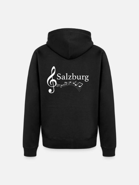 Salzbourg - Veste à capuche bio Premium Unisexe - noir
