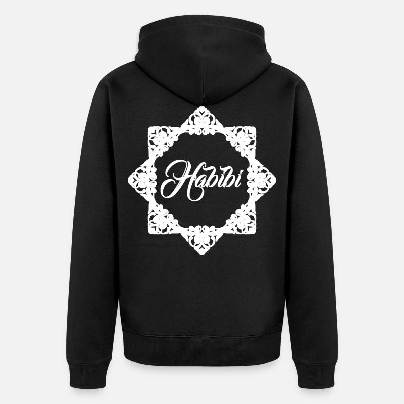 Cher Habibi - Veste à capuche bio Premium Unisexe - noir